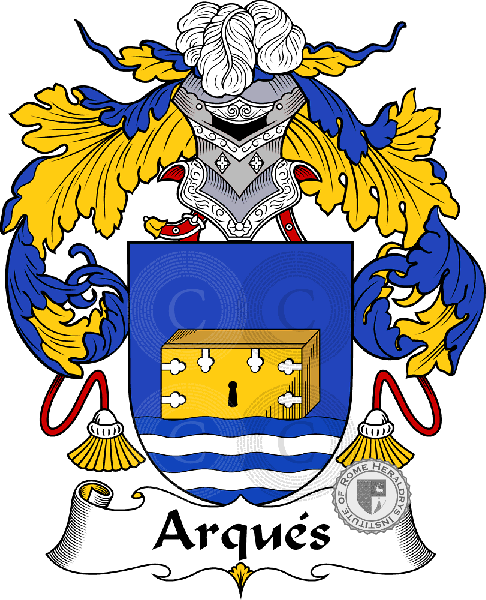 Coat of arms of family Arqués