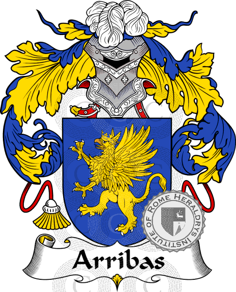 Coat of arms of family Arribas