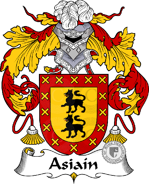 Wappen der Familie Asiaín