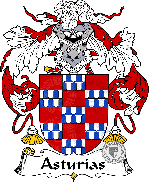 Stemma della famiglia Asturias