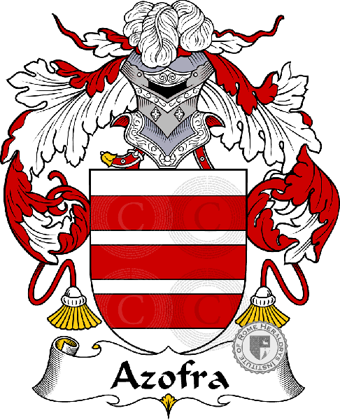 Coat of arms of family Azofra