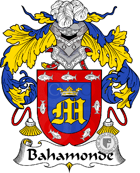 Coat of arms of family Bahamonde
