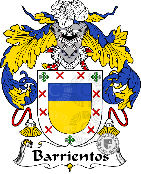 Coat of arms of family Barrientos