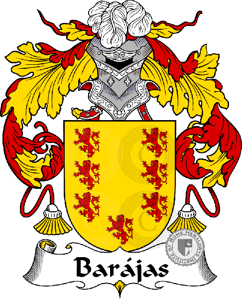 Coat of arms of family Barájas