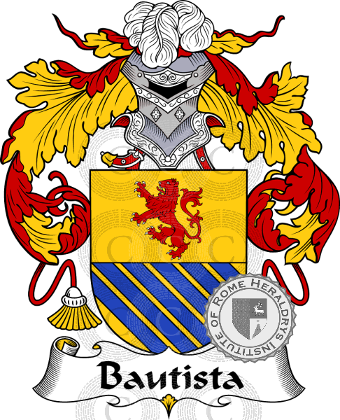 Brasão da família Bautista or Baptista