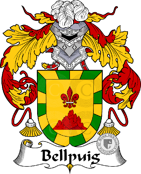 Wappen der Familie Bellpuig