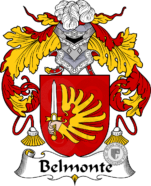 Coat of arms of family Belmonte