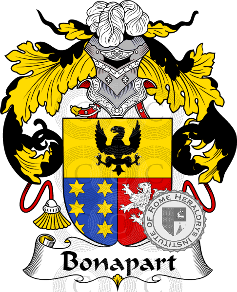 Coat of arms of family Bonapart