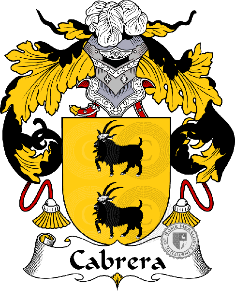 Wappen der Familie Cabrera