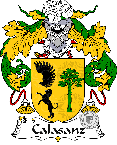 Escudo de la familia Calasanz