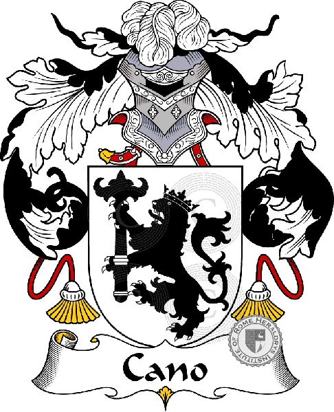 Coat of arms of family Cano