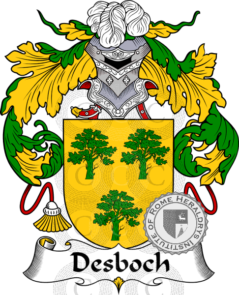 Coat of arms of family Desboch