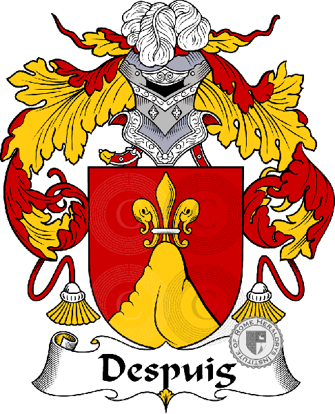 Coat of arms of family Despuig