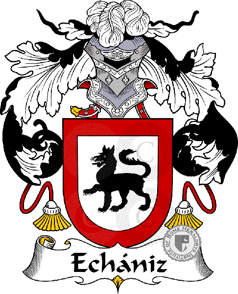 Wappen der Familie Echániz