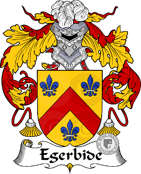 Coat of arms of family Egerbide