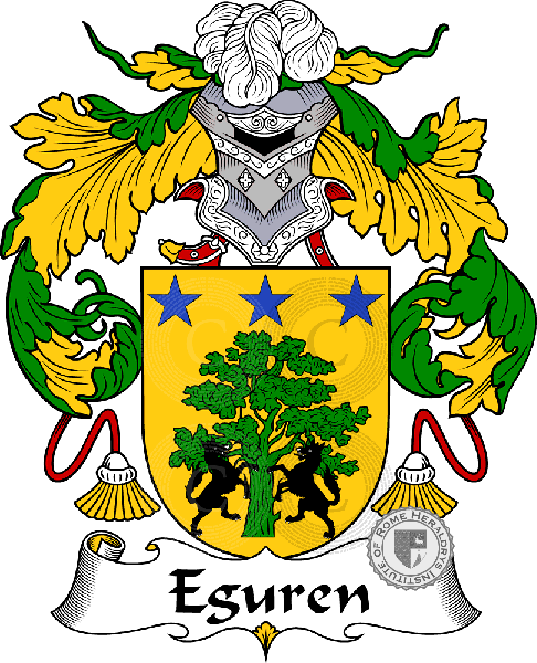 Coat of arms of family Eguren