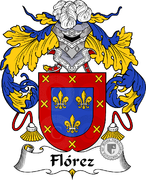 Escudo de la familia Flórez or Flóres
