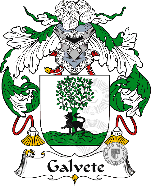 Escudo de la familia Galvete