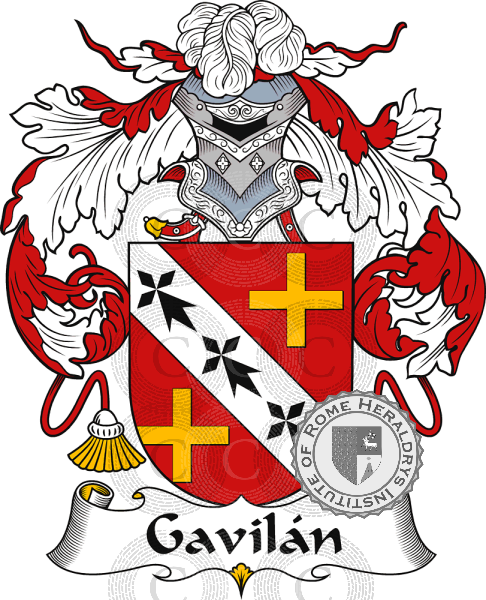 Coat of arms of family Gavilán