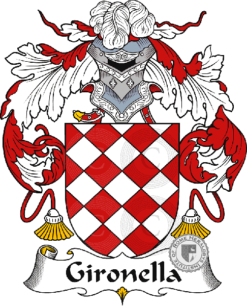 Coat of arms of family Gironella