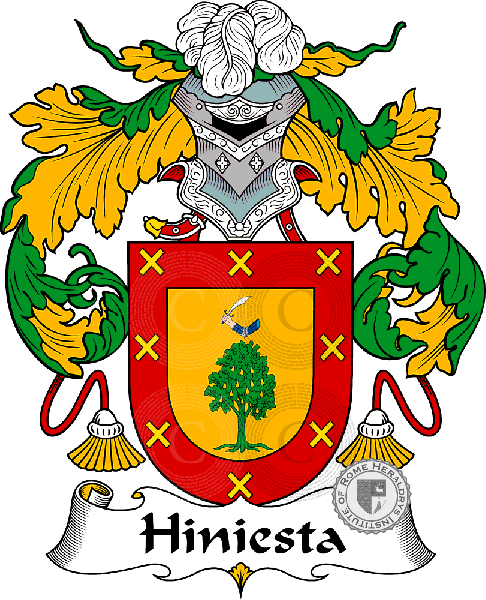 Coat of arms of family Hinista