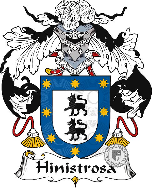 Coat of arms of family Hinistrosa