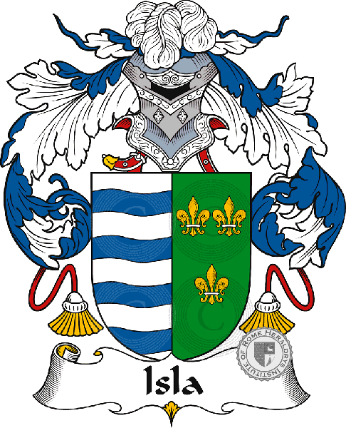 Coat of arms of family Isla