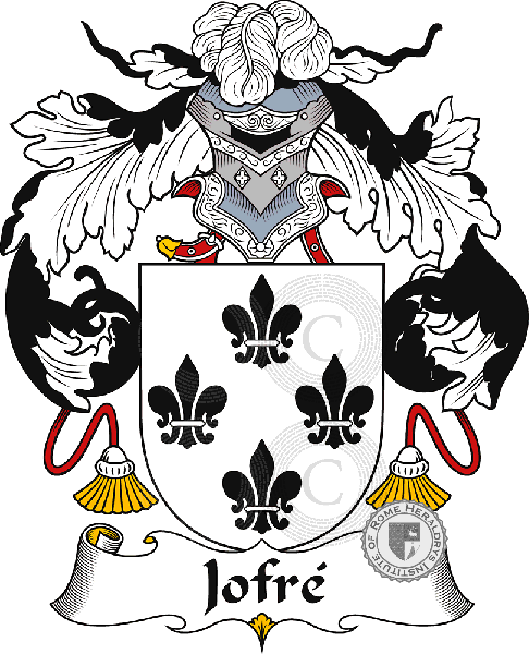 Coat of arms of family Jofré