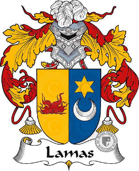 Escudo de la familia Lamas