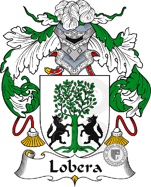 Coat of arms of family Lobera