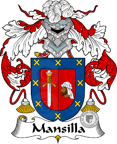 Coat of arms of family Mansilla