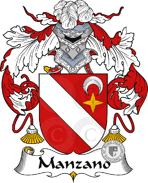 Coat of arms of family Manzano