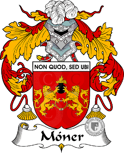 Coat of arms of family Móner