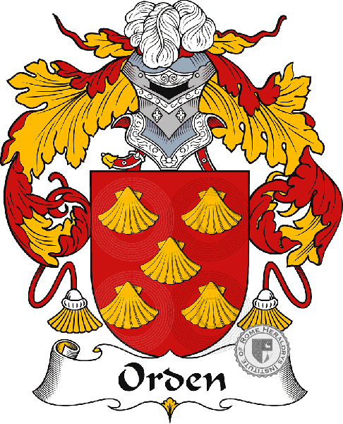 Wappen der Familie Orden or Órdenes