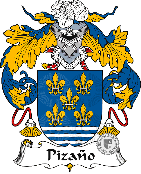 Coat of arms of family Pizaño