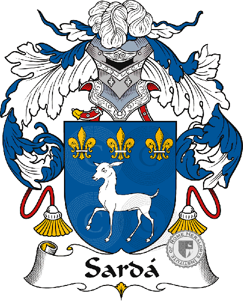 Coat of arms of family Sardá