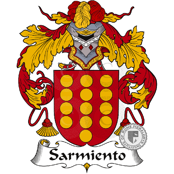 Brasão da família Sarmiento