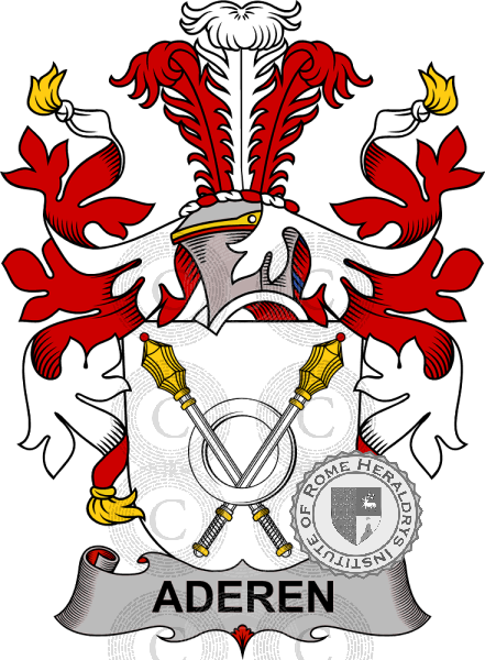 Coat of arms of family Aderen