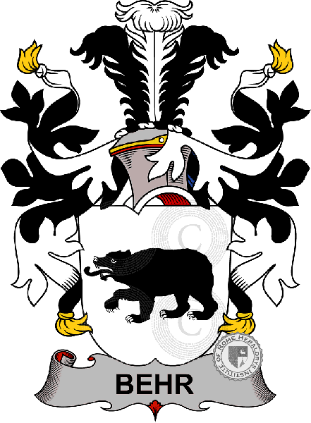 Escudo de la familia Behr