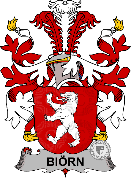 Coat of arms of family Biörn