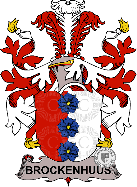 Escudo de la familia Brockenhuus