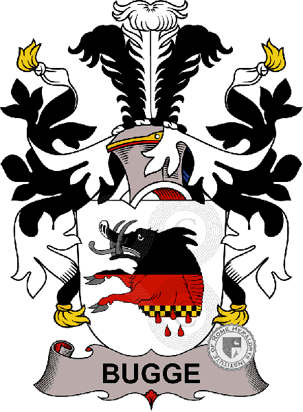 Coat of arms of family Bugge