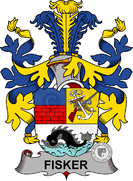 Coat of arms of family Fisker