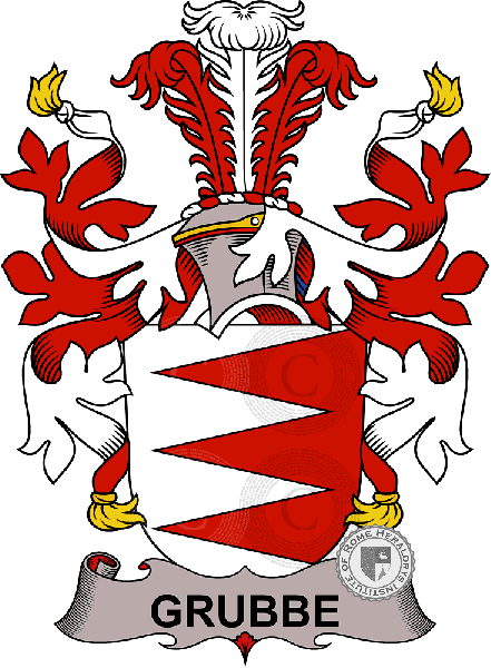 Coat of arms of family Grubbe