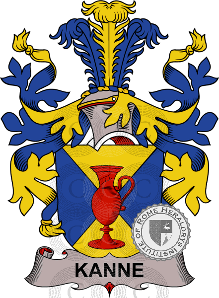 Coat of arms of family Kanne