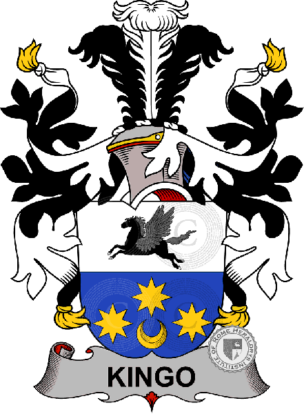 Coat of arms of family Kingo