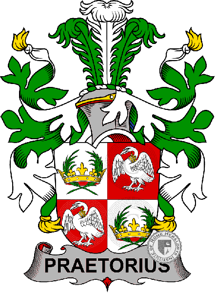 Wappen der Familie Praetorius