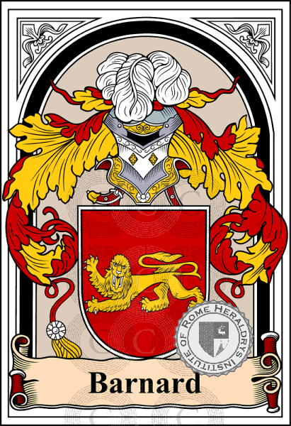 Escudo de la familia Barnard