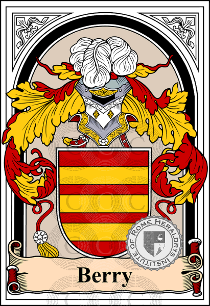 Coat of arms of family Berry