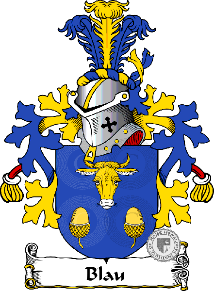 Wappen der Familie Blau